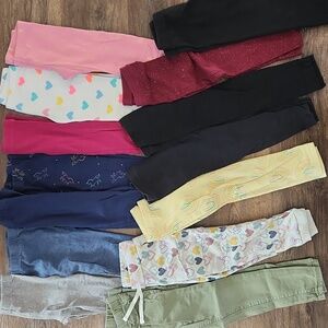 Large lot girls pants/leggings